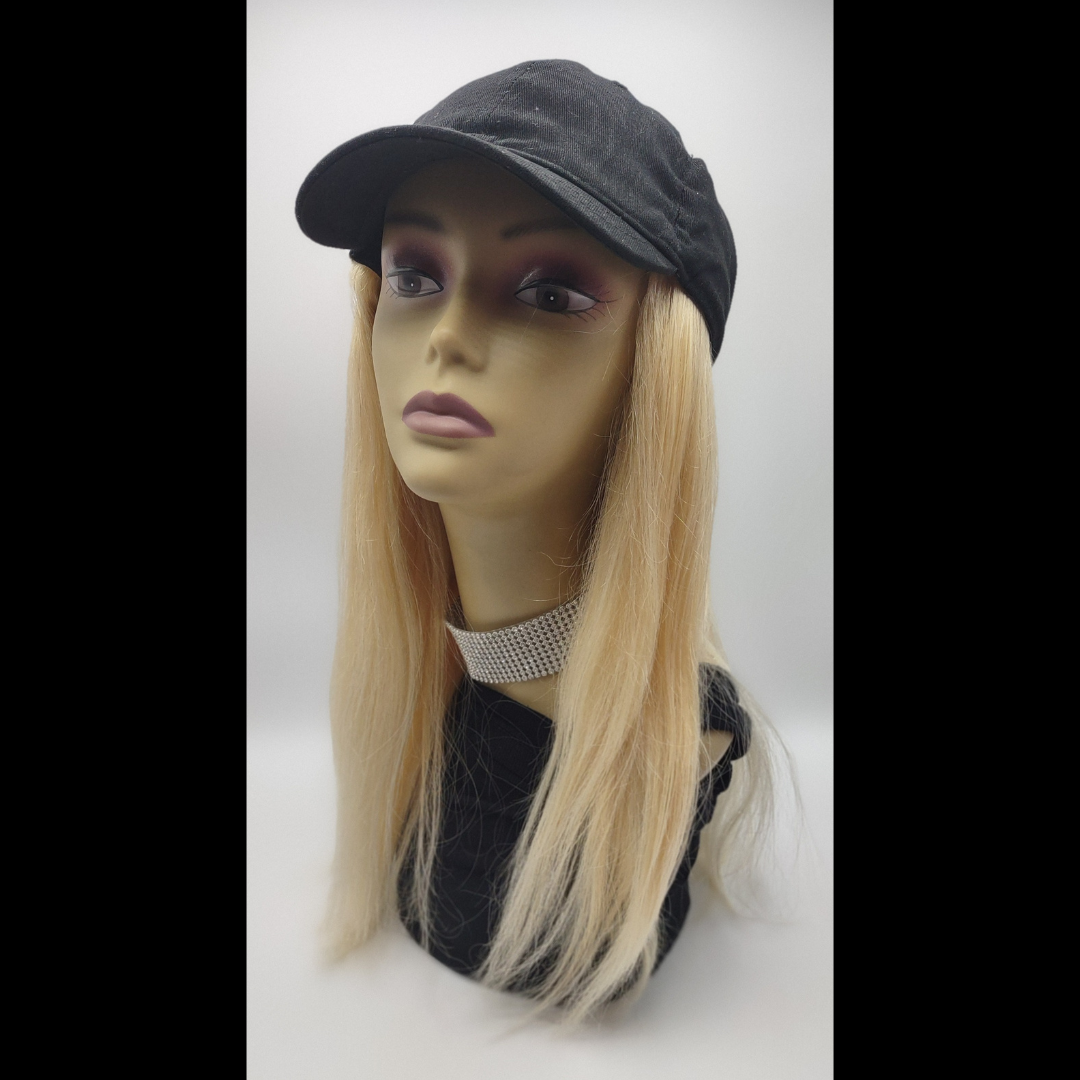Human Hair Wigs Callie’s Custom Hat Wigs